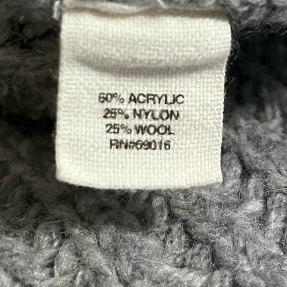 Ruff Hewn Gray Knit Tunic Sweater Size S Wool Blend - Picture 6 of 6